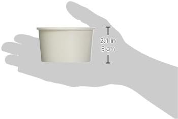 Coppetta 5-Ounce Dessert Cups, 200 Disposable Ice Cream Cups - Lids Sold Separately, Sturdy, White Paper Frozen Yogurt Bowls, For Hot And Cold Foods, Perfect For Gelato Or Mousse - Restaurantware