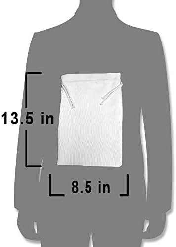 3dRose book club only reads labels, black letters on white background-Wine Bag, 13.5 by 8.5-inch , Beige