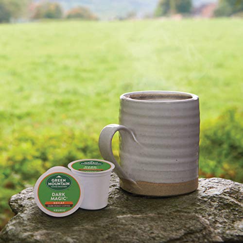 Green Mountain Coffee Dark Magic Decaf Keurig Single-Serve K-Cup pods, Dark Roast Coffee, 72 Count