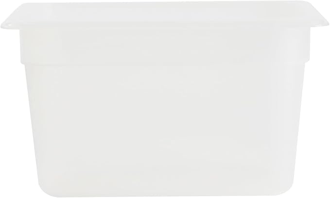 Restaurantware Food Storage Container 10 Pack of 10.3 x 6.2 x 5.9 Inches Plastic Stackable Storage Box White Reusable Label Container Dishwasher Safe For Restaurants And Kitchens