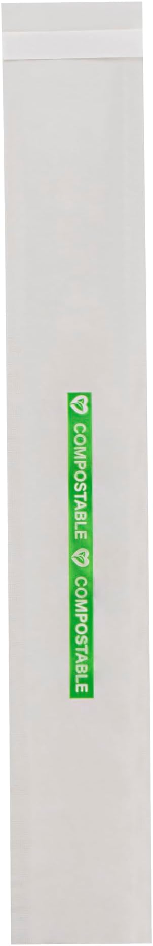 Restaurantware Candy Bags 100 Pcs 8" x 1" Heat-Sealable Clear Plastic Bags Greaseproof Home Compostable Freezer-Ready No-Flap Treat Carriers for Candies, Cookies, Bakery, Party Favours