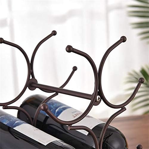Wine Rack Metal Freestanding Kitchen Stand Wine Cabinet Grape Wine Shelf Display Bar