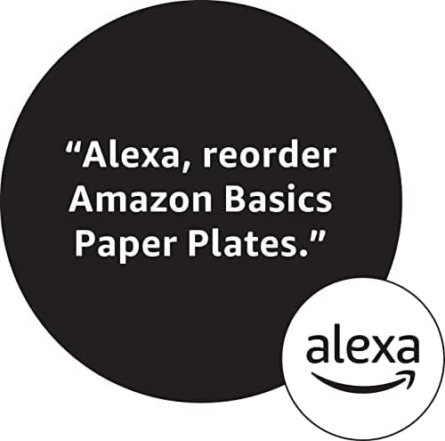 Amazon Basics Everyday Disposable Paper Plates, 10 Inch, Microwave-Safe, Cut Resistant, Soak-Proof, 50 Count