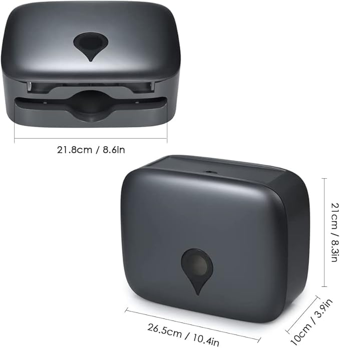 Bathroom Wall-Mounted Hand Paper Towel Dispenser with Key Waterproof Toilet Paper Tissue Dispenser Holder for Hotel Food Service Facilities Bathroom Office Kitchen Dispensador de Toallas de Papel