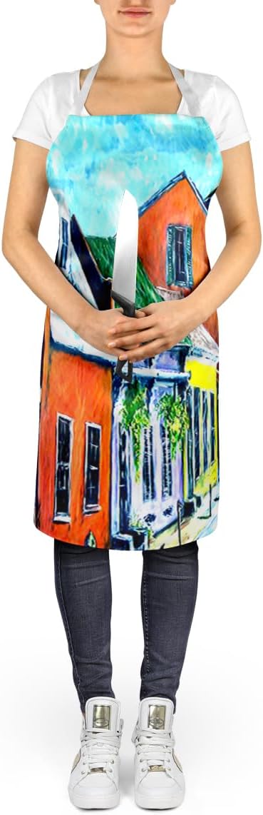Caroline's Treasures Somewhere Close Apron Cooking Kitchen Server Baking Crafts Gardening for Adult Women Men, Unisex, Large, Multicolor