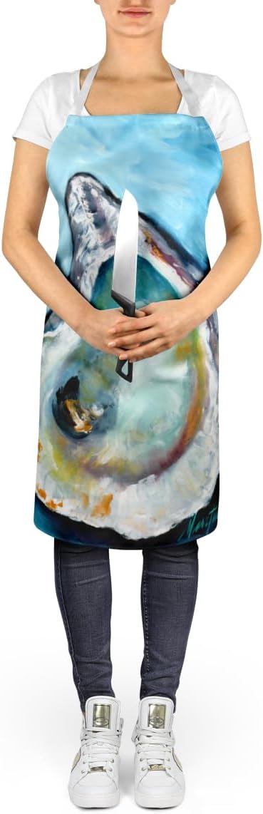 Caroline's Treasures J Mac Oyster Apron Cooking Kitchen Server Baking Crafts Gardening for Adult Women Men, Unisex, Large, Multicolor