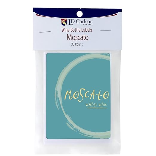 Home Brew Ohio Moscato Wine Labels