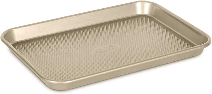 Glad Premium Nonstick Cookie Sheet – Heavy Duty Baking Pan with Raised Diamond Texture, Small