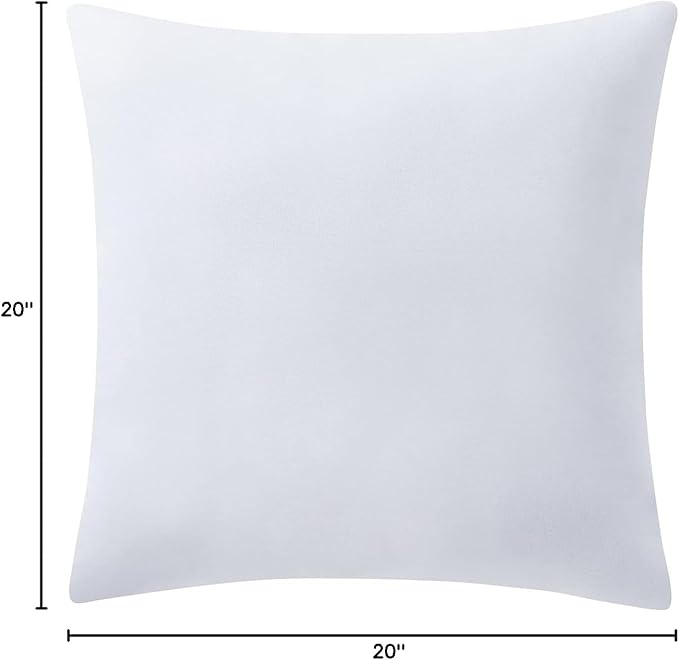 Indigo Ink Off-White Cable Knit Decorative Pillow - 20" x 20" | Square Throw Cushion for Couch, Chair, Bed | Textured Knitted Cover | Cozy Classic Home Decor | Soft Plush Filling | Panther Collection