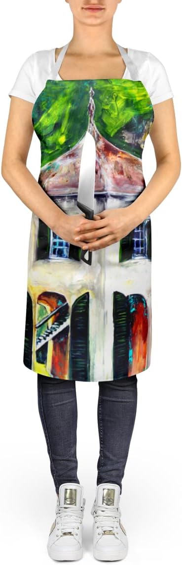 Caroline's Treasures Batchelors Pad Garsoniere Apron Cooking Kitchen Server Baking Crafts Gardening for Adult Women Men, Unisex, Large, Multicolor