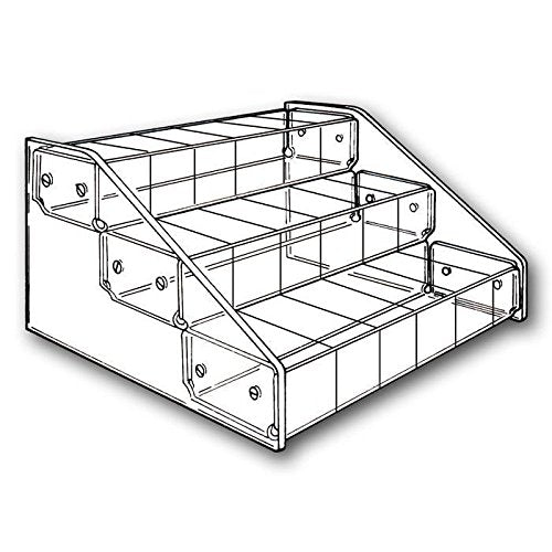 Clear Acrylic 18 Bin Counter-top Storage Organizer