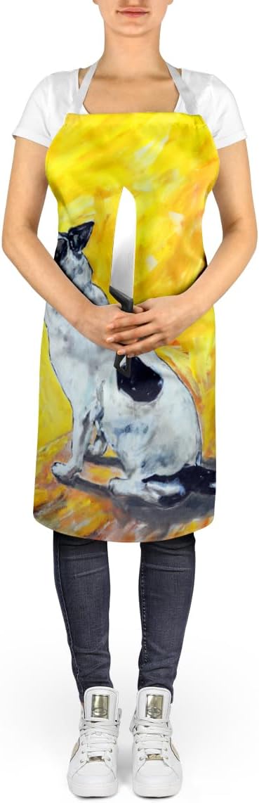 Caroline's Treasures Sleeping In The Sunshine Dog Apron Cooking Kitchen Server Baking Crafts Gardening for Adult Women Men, Unisex, Large, Multicolor