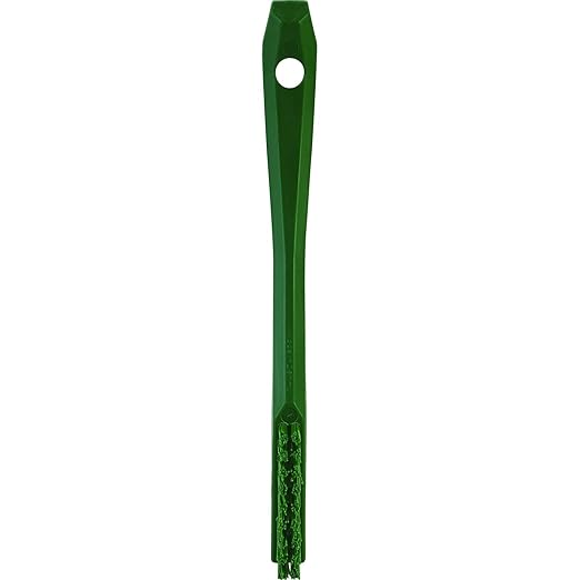 Vikan 44012 Brush,Detail,Stiff,9" x .5",PP/PBT,Green