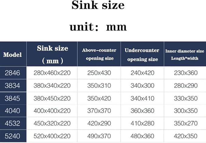 Single Bowl Sink with Accessories, Siphon, Tap Stainless Steel Silver Small Sink Bar Sink Kitchen Counter Sink Built-in Sink (Silver 45 * 32cm)