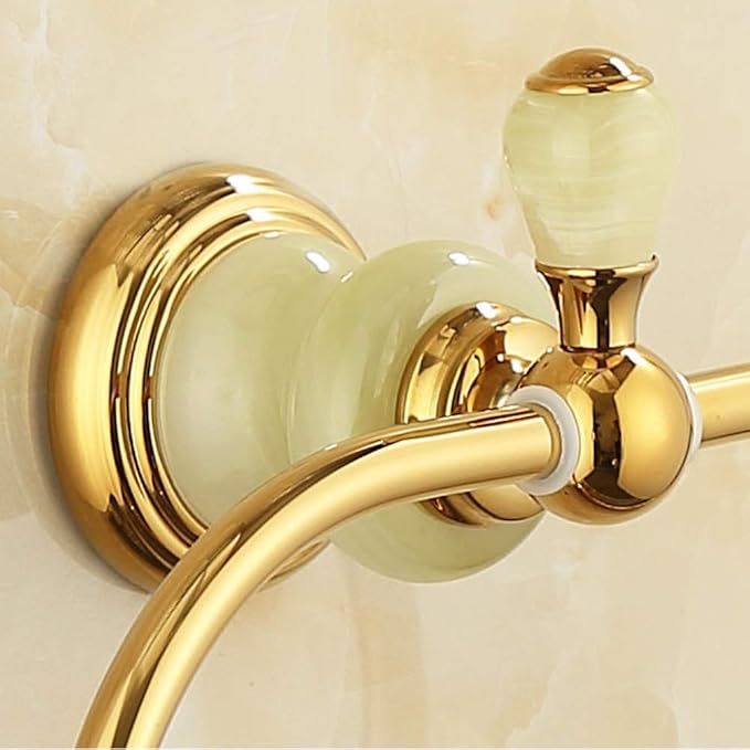 Oval Towel Antique Brass Hanger Hand Holder for Bathroom Kitchen Accessories Wall Mounted