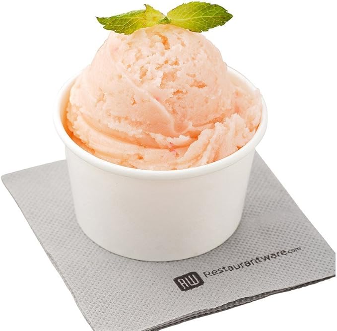 Restaurantware White 3 Count To Go Cup Disposable 3 x 3 x 1.8 Inches Paper Mini Cup Grease-Resistant Cup Recyclable Durable Design