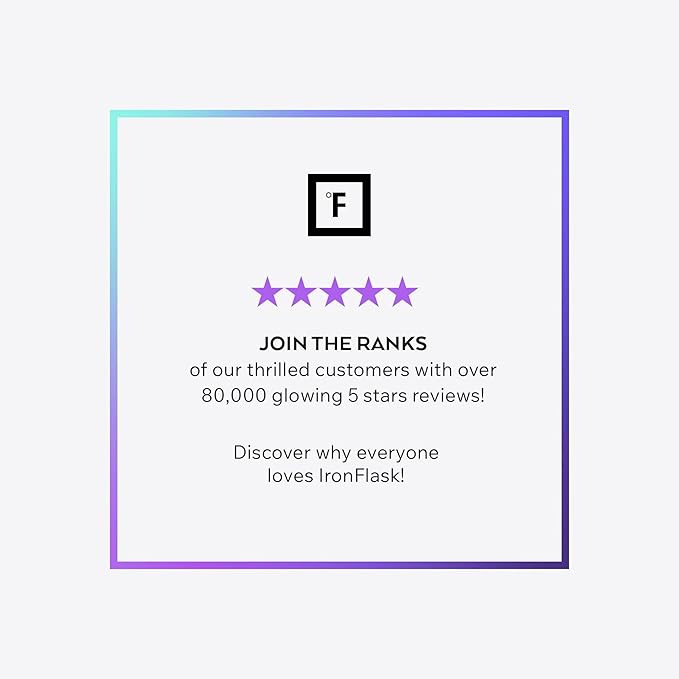 IRON °FLASK Camping & Hiking Hydration Flask with Straw, BPA-Free Insulated Stainless Steel Sports Water Bottle - 32 oz Twilight Blue