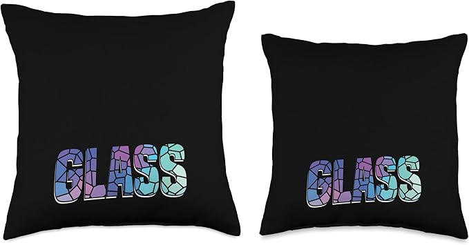 Stained Glass Foiler Glass Sheets Stained Glass Artist Throw Pillow