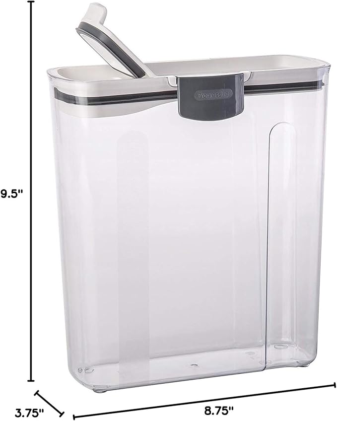 ProKeeper Cereal Keeper,3-Quart,Airtight Seal,BPA-Free Plastic Storage Container,(Pack of 6)