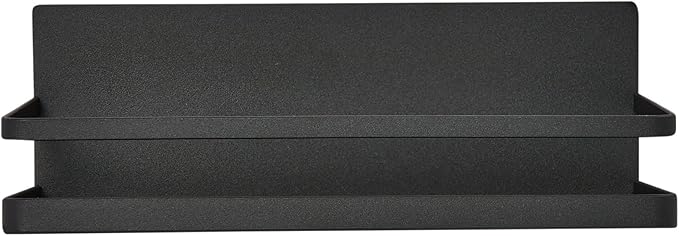 Household Essentials Metal Magnetic Spice Organizer, Black