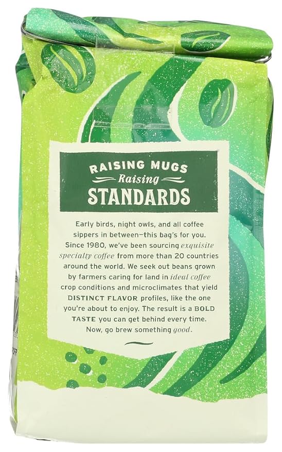 WHOLE FOODS MARKET Organic Ground Decaf French Roast Coffee, 12 OZ (Pack of 2)