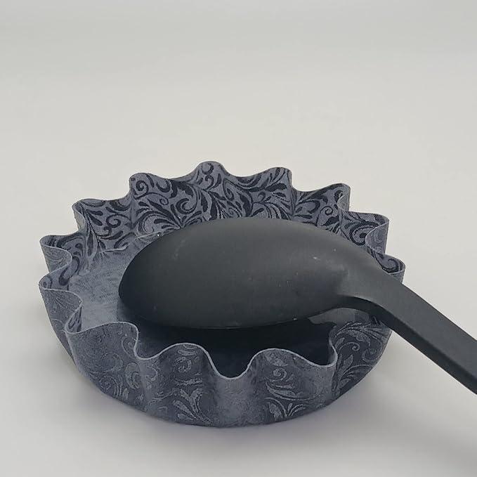 Andreas Silicone LP5-431 Scroll Grey 5" Lillie Pad