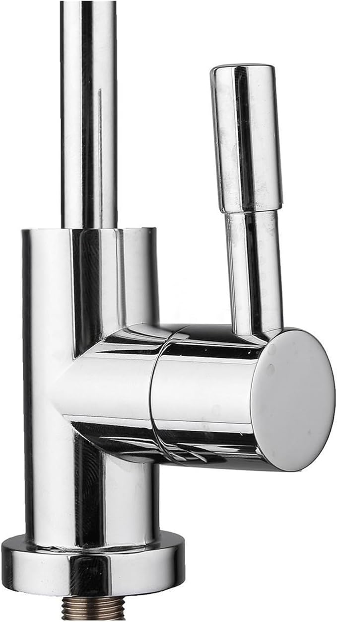 NYMFEA yaoqijie 1pc 1/4 Drinking Water Faucets 360 Degree Chrome Osmosis Drinking Water Filter Faucet Lasting