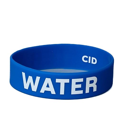 Culinary ID Bands Water Silicone Label Band for 16, 20, and 24 oz. Squeeze Bottle – Ideal for Use with Standard and Wide Mouth Squeeze and Sauce Bottles, Durable and Stretchable, Blue