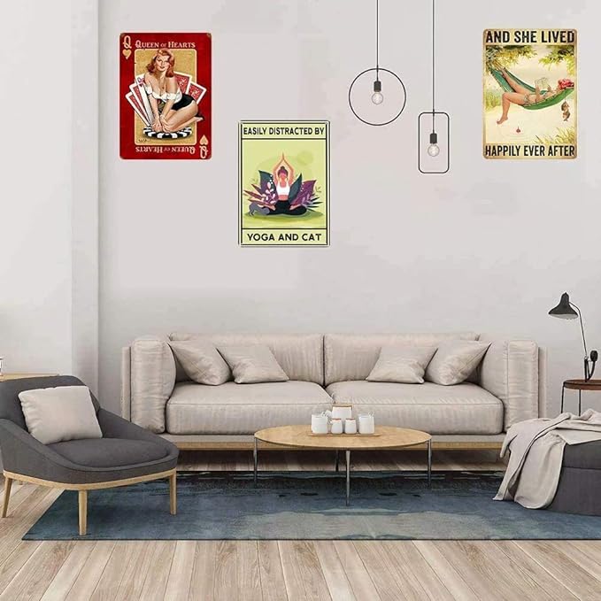 Funny Tin Sign Warm Up Here Hot Chocolate Bar Cafe Living Room Kitchen Home Decoration 12x16 Inches