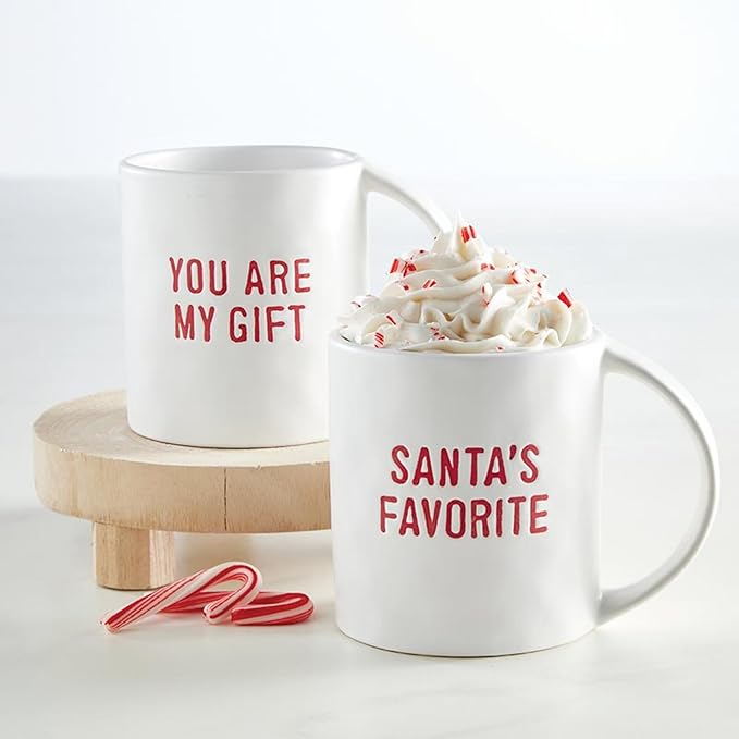 Santa Barbara Design Studio Christmas Mug Ceramic Gift Coffee Cup, 16-Ounce, You Are My Gift