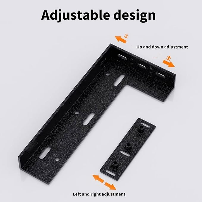 High Strength Invisible L Shaped Brackets Accessory for Secure Cabinet Installation in Kitchens and Living Room Interior Designers Fixture