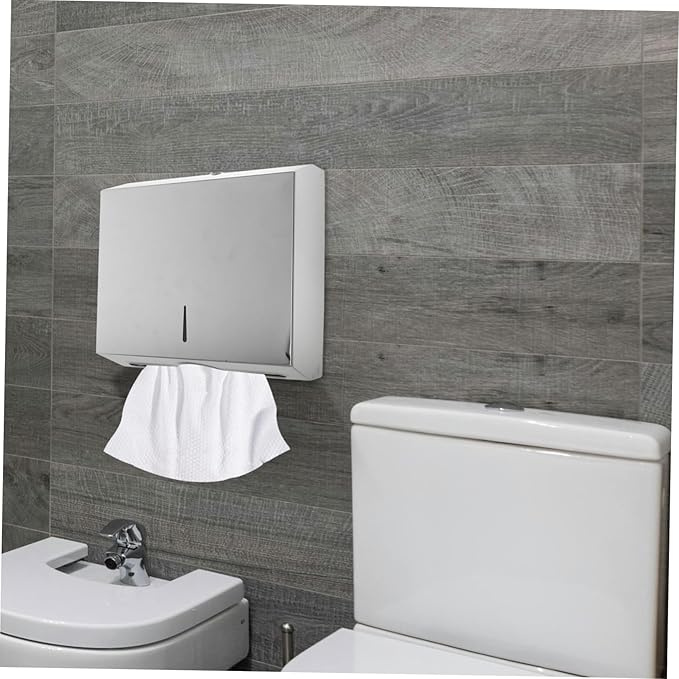 Paper Towel Dispenser Wall Mount Hand Towel Holder for Bathrooms Hospitals and Kitchens Commercial Tissue Box Elegant Design