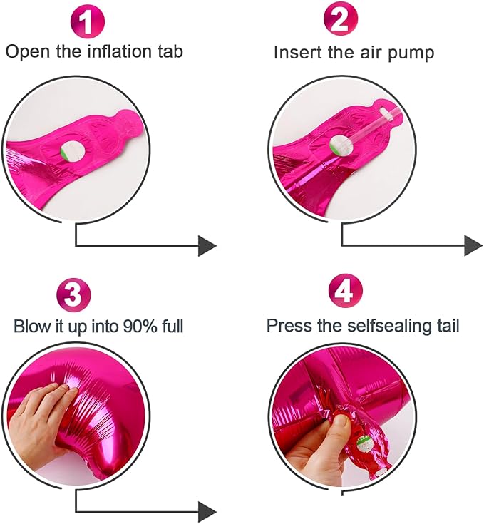 Hot Pink 2026 Number Balloon, Number Balloons 40 Inch, 2026 Balloon Number Birthday Decorations, 2026 Birthday Party Supplies, 2026 Graduation Party Favors, Class of 2026 Decorations