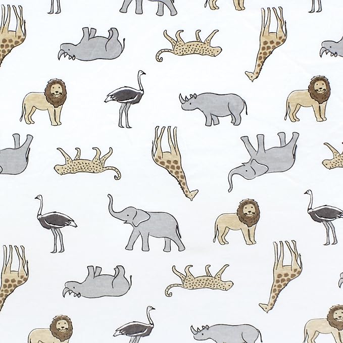 Hudson Baby Unisex Baby Cotton Toddler Pillow Case, Modern Safari, One Size