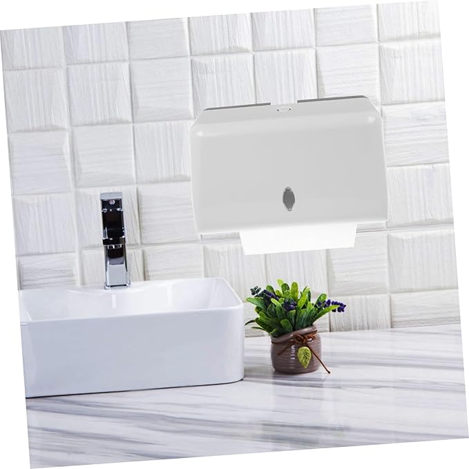 Cabilock -Mounted Paper Towel Dispenser Versatile Hand Towel Holder for Kitchen and Bathroom Space-Saving Design Easy Installation