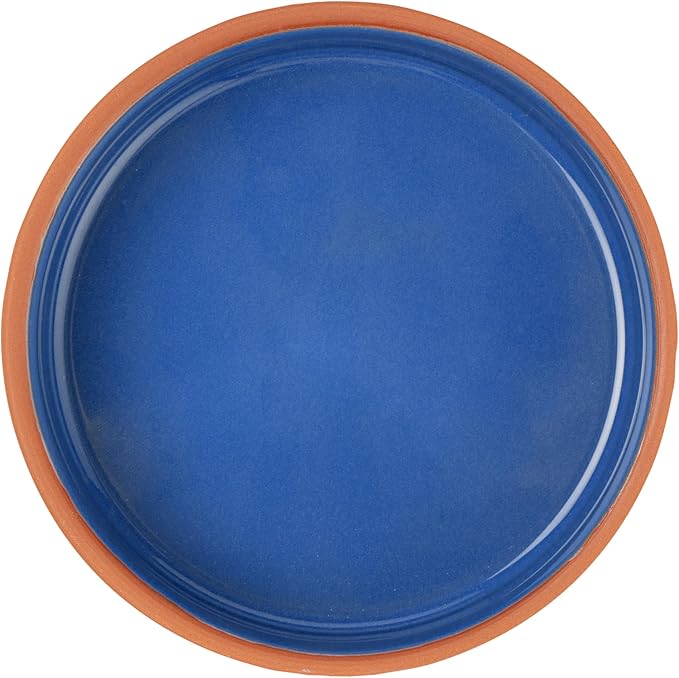 Restaurantware Terracotta Cazuela Bowls 2 Pack of 9 oz Durable Rustic Serving Dish Glazed Oven-Safe Bowl Freezer-Safe Tapas Dish Microwave-Safe Dishwasher-Safe