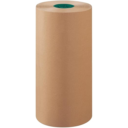 BOX USA BBP1840K Unbleached Butcher Paper Rolls, 18" x 1000', Kraft