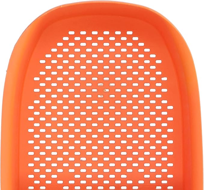 Drain Basket, Vegetable Strainers Sink Drain Rack Fruit Drainer 3X8.3 Inch Vegetable Washing Basket for Toilet for Kitchen for Sinks for Bathroom(orange)