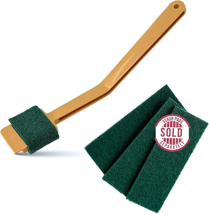 Kleen Handler Bulk 12 Pack EZ Scrub-Slicer Cleaning Tool, Electric Blade Cleaning, Deli Slicing Machine Cleaner, Clean Mandolin Slicer Safely (Bulk Case of 12 Handles)