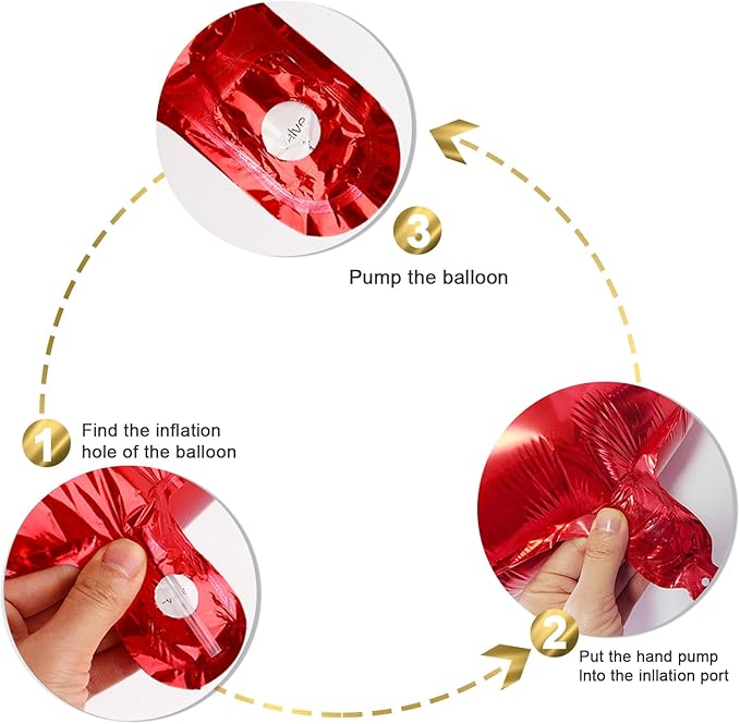 New Years Eve Decorations Number Balloons, 40 Inch Balloon, 2026 Decorations New Years, Red Balloons for New Year Eve Party Supplies 2026, Graduation Decoration, 2 6 20 26 Birthday Parties