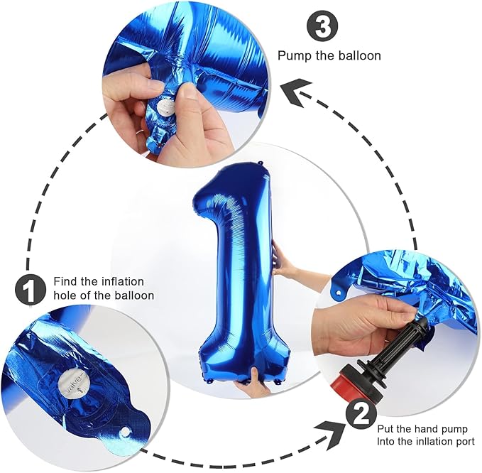Number 26 Balloon Dark Blue, Foil Happy 26th Birthday Balloon for Men & Women,40 Inch Large Balloons for 2 6 26 62 2026 Wedding Marriage Proposal Engagement Decorations
