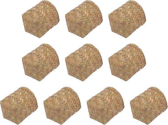 Zerodeko Wedding Candy Case Storage Box 2.36X3.93X2.36In Natural Color Decorative Gift Container for Party Favor and Small Wedding