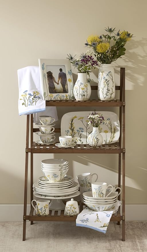 Lenox 896612 Wildflowers 8-Piece Espresso Cups & Saucers Set