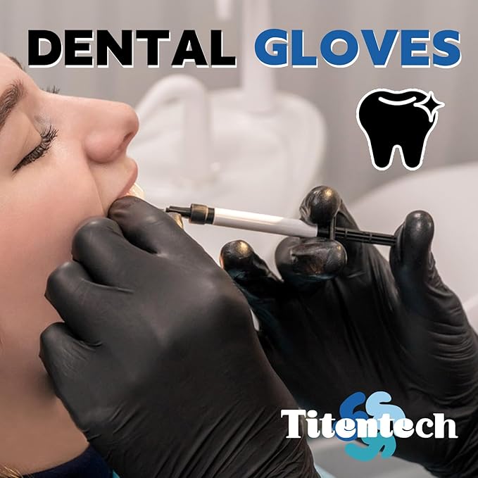 Disposable Nitrile Exam Gloves Black Cooking Gloves Disposable Food Safe 3mil 100PCS/BOX