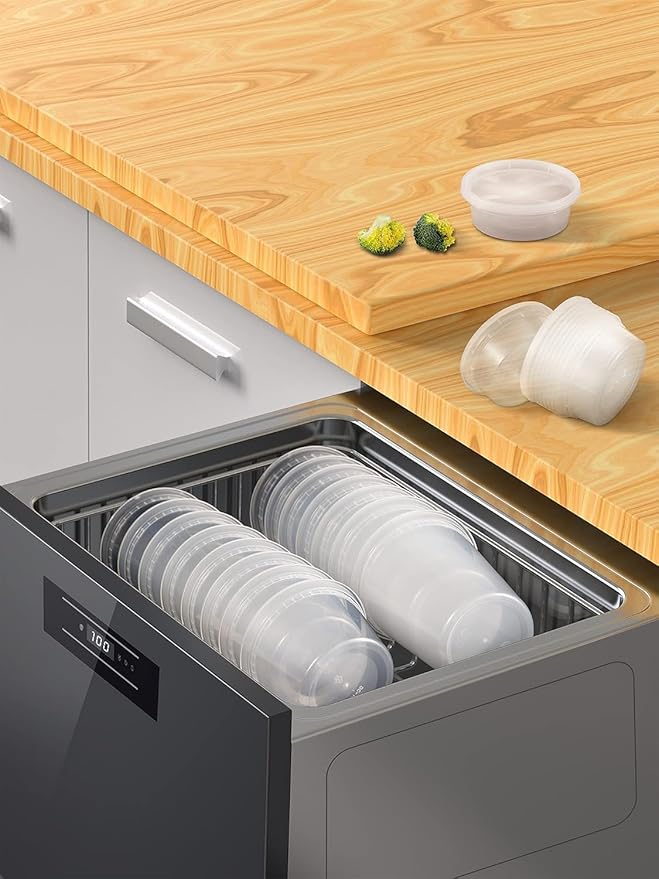 TashiBox 24 oz-30 Sets Plastic Deli Disposable Food Storage Containers With Airtight Lids,Slime, Soup, Meal Prep Containers | BPA Free | Stackable | Leakproof | Microwave/Dishwasher/Freezer Safe