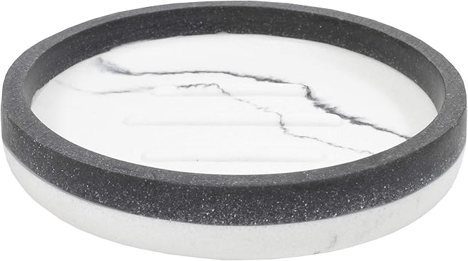 Sweet Home Collection Bathroom Accessories Sets Unique Collections Modern Classic Contemporary Decorative Beautiful Designs Bath Shower Tub Décor, Soap Dish, Marbelized