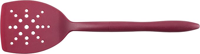 Rachael Ray 47916 3-Piece Lazy Tool Nylon Slotted Turner Set, Burgundy