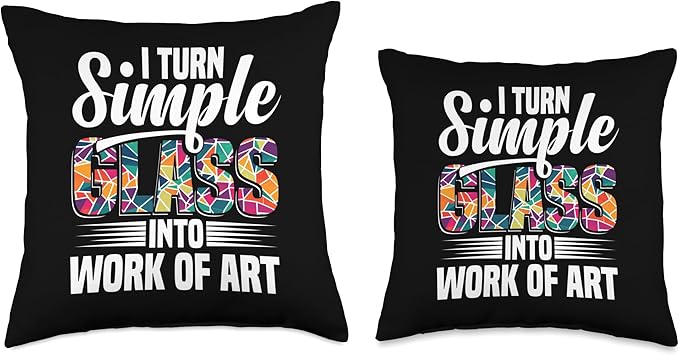 Stained Glass Artist Glass Sheets Glass Paint Stained Glass Throw Pillow