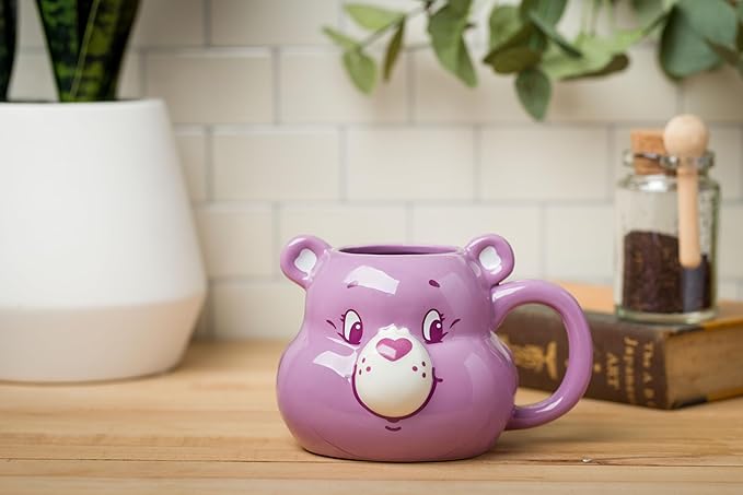 Silver Buffalo Care Bears Share Bear Ceramic 3D Sculpted Mug, 20 Ounces