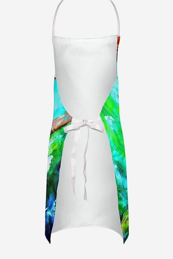 Caroline's Treasures MW1200APRON Mermaids Heaven Apron Cooking Kitchen Server Baking Crafts Gardening for Adult Women Men, Unisex, Large, Multicolor